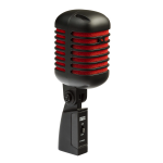 Eikon by Proel DM55V2RDBK Red Balck Microfono Dinamico per Voce Vintage Style Rosso/Nero