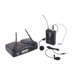 Eikon by Proel WM700H Radiomicrofono UHF PLL con Microfono ad Archetto e Microfono Lavalier