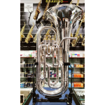 usato Trevor James EU7500SP Euphonium 4 Pistoni Argentato