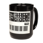 Moog Music Minimug (coffee mug) NeraTazza Nera con Logo Moog