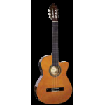 Chitarra Classica Valencia ST386 Cutway Elettrificata cassa stretta. Natural