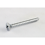 Allparts GS-3005-010 Pack of 4 Chrome Short Neck Plate Screws