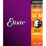 Elixir16027 Nanoweb Acoustic Phosphor 11/52 Custom Light