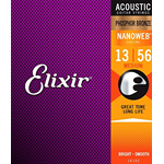 Elixir16102 Nanoweb Medium Acoustic Phosphor Bronze 13/56