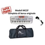 Medeli MC37A Tastiera 49 tasti mini completa di borsa e alimentatore