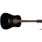 Fender CD60S Dreadnought, Walnut Fingerboard, Black 0970110006