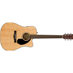 Fender CD60SCE Dreadnought, Walnut Fingerboard, Natural 0970113021