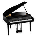 Yamaha CVP809GP Pianoforte digitale con accompagnamenti finitura nero lucida codino digitale