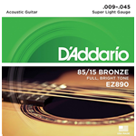 D'addario EZ890 Muta Corde per Chitarra Acustica 9-45