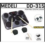 Medeli DD315 Batteria elettonica 7 pad e 2 pedali 