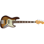 Fender American Ultra Jazz Bass® V Rosewood Fingerboard, Mocha Burst