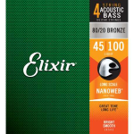 Elixir 14502 ACOUSTIC BASS 45-100 NANOWEB BRONZE 80/20