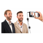 IK Multimedia iRig Mic Lav Dual - coppia microfoni lavalier per sistemi Android, iOS e MAC