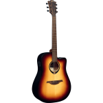 Lag T70DCE-BRB Chitarra Acustica Dreadnought Cutaway EQ Brown Burst