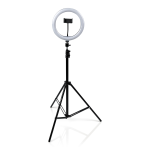 Gator Frameworks GFW-RINGLIGHTTRIPD - anello led con stand a treppiede regolabile e clamp per smartphone