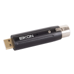 Eikon by Proel EKUSBX1 Interfaccia Audio USB per Microfono con Connettore XLR