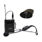 Phonic WH1S Microfono ad Archetto Wireless per Sistemi Audio Phonic Smartman e Safari