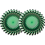 Zomo 0020102923 2x zomo slipmats saw - verde 0020102923