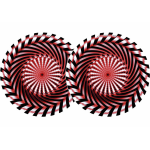 Zomo 0020104469 2x zomo slipmats - saw - rosso 0020104469