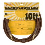 Fender Paramount 10' Acoustic Instrument Cable, Brown 0990910007