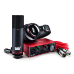 Focusrite Scarlett Solo Studio 3rd Gen Pack con Interfaccia Audio USB-C Microfono a Condensatore e Cuffie