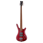 Warwick Corvette $$ 4 Burgundy Red Transparent Satin