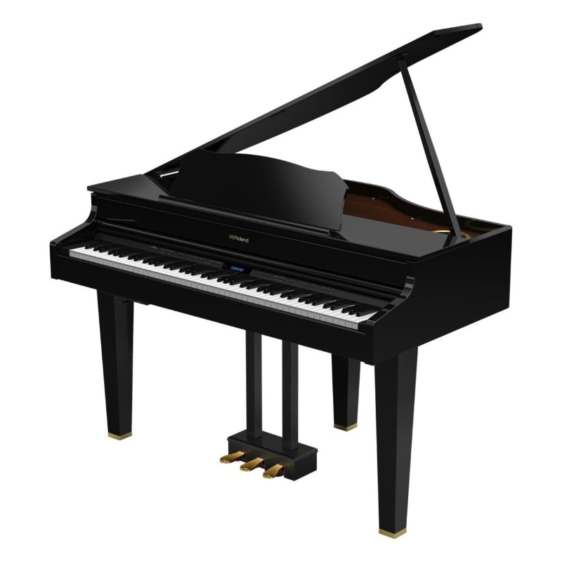 Roland GP607PE Polished Ebony Pianoforte Digitale Codino Nero Lucido