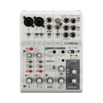 Yamaha AG06MKIIW Mixer Live Straming 6 Canali con Interfaccia Audio USB Bianco