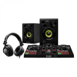 Hercules DJ Learning Kit Bundle per DJ con Controller Digitale Cuffia Monitor e Software Serato DJ Juiced