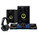 Hercules DJ Starter Kit Bundle per DJ con Controller Monitor e Cuffie