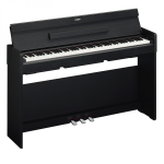 Yamaha YDP S35B Black Pianoforte Digitale 88 Tasti Pesati con Mobile Nero Satinato