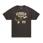Fender® Wings To Fly T-Shirt, Vintage Black, S