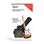 Fender Squier Sonic™ Stratocaster® Pack, 2-Color Sunburst, Gig Bag, 10G 0371720603