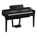 Yamaha CVP909B Pianoforte con Accompagnamenti Nero Satinato
