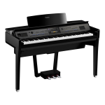Yamaha CVP909PE Pianoforte con Accompagnamenti Nero Lucido