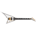 Jackson MJ Series Rhoads RR24MG, Ebony Fingerboard, White with Black Pinstripes