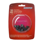 Shure EABKF1-10L Ricambi in-ear auricolari SE Large