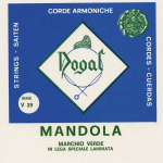 Dogal V293 Verde RE per Mandola in lega laminata (conf.2 corde)