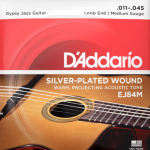 D'addario EJ84M Set corde Gypsy Jazz, Loop End, Medium, 11-45