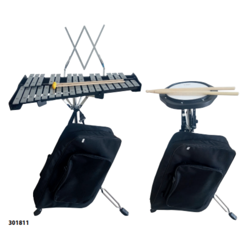 Set glockenspiel a 32 note con supporto regolabile leggio musicale