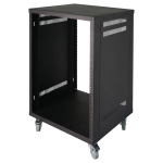 SMpro Armadio Rack 16 Unita' Doppia Apertura con Ruote