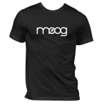 Moog Music Moog Logo Tee Maglietta Nera con Logo