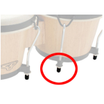 Latin Percussion CP221R Gommini per bongos 8 pezzi