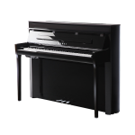 Kawai Novus NV5S Pianoforte Verticale Digitale Ibrido Nero Lucido