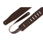 Levy's M26-DBR Tracolla in pelle conciata al cromo Dark Brown 2 1/2"