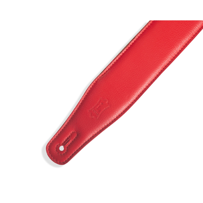 Levy's MRHGS-RED Tracolla in pelle Right Height con tecnologia RipChord Red 2.5"