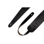 Levy's M60JR-BLK Tracolla Youth Guitar e Ukulele in pelle Black 2"