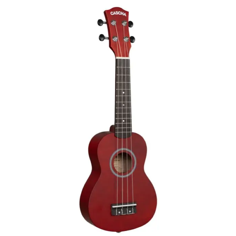 UKULELE SOPRANO CASCHA HH3961 SELA LINDEN RED