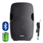 Gemini AS12 TOGO Speaker Portatile Bluetooth 12" con Microfono Lettore USB e Trolley 1500W