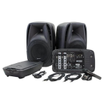 Gemini ES210MX BLU Sistema Amplificato Portatile 10"/1" con Lettore MP3 Mixer e Microfono 150W